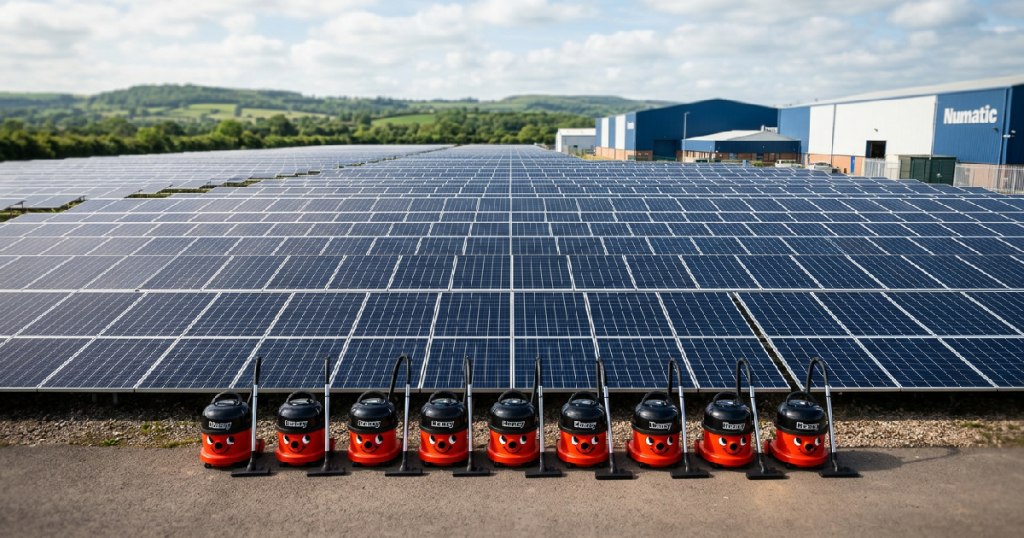 Henry vacuum maker launches £1m solar park at Somerset manufacturing site