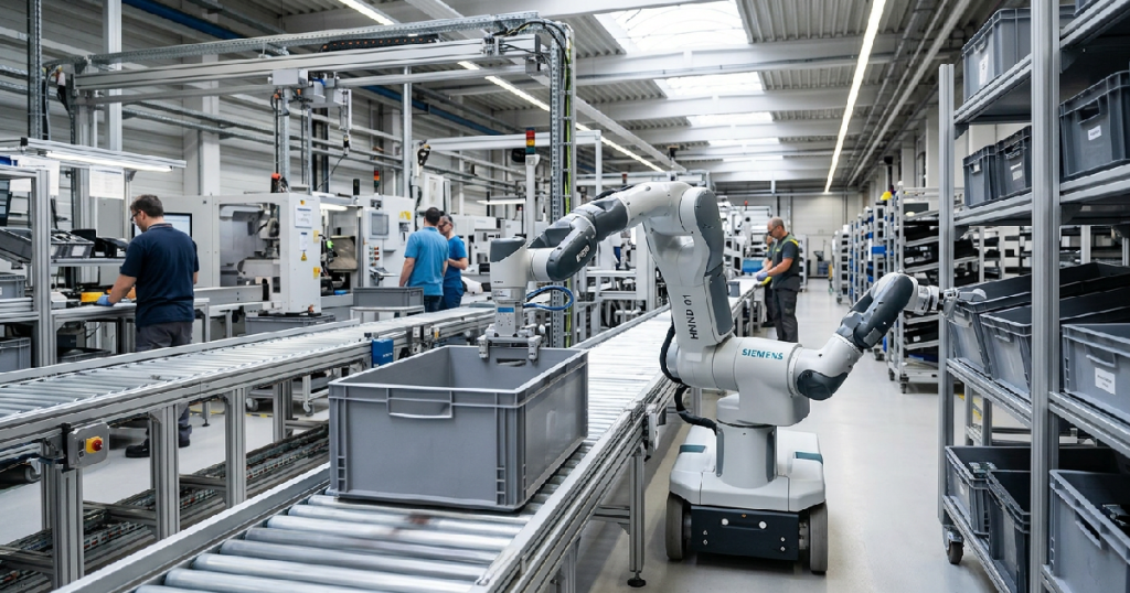 Humanoid and Siemens complete proof of concept for humanoid robots in industrial logistics