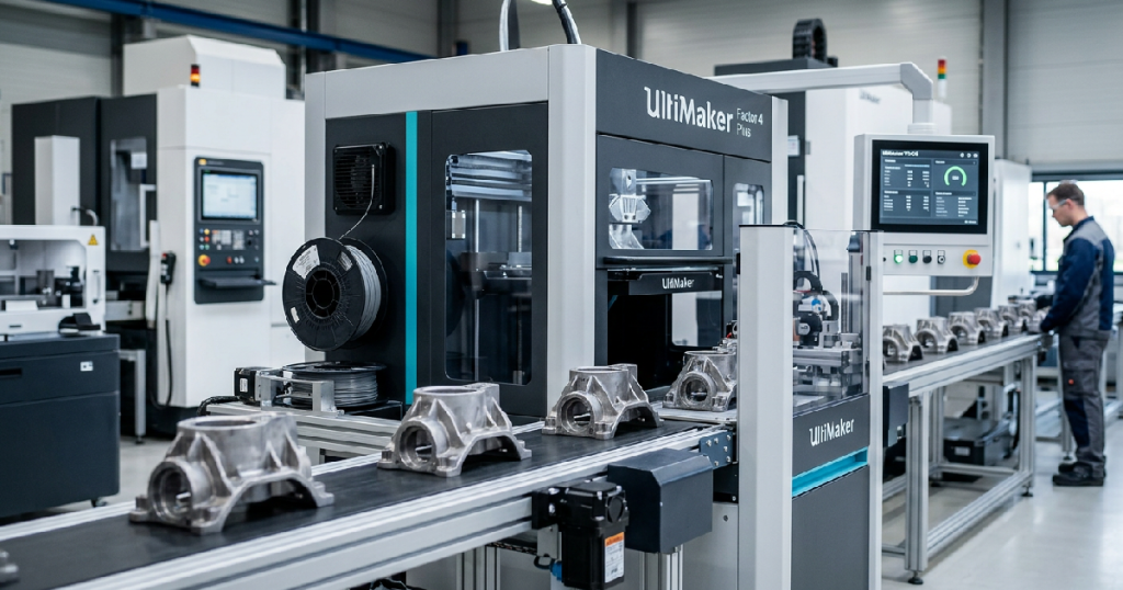 UltiMaker unveils Factor 4 Plus 3D printer with 2x speed on May 21, 2026