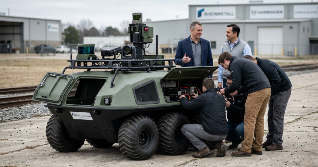 American Rheinmetall and Harbinger partner on hybrid-electric uncrewed vehicles