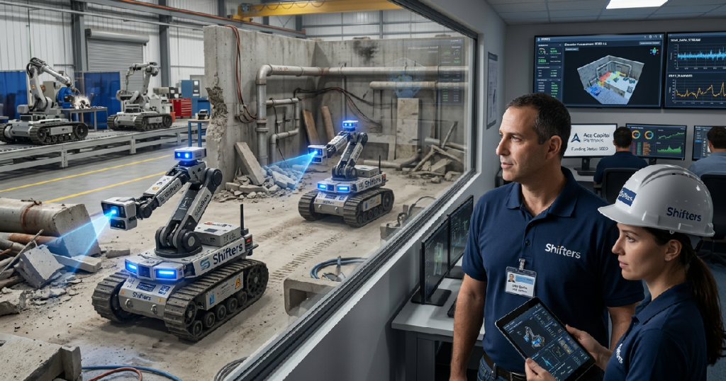 Shifters secures $10.2 million to scale autonomous robots for hazardous zones