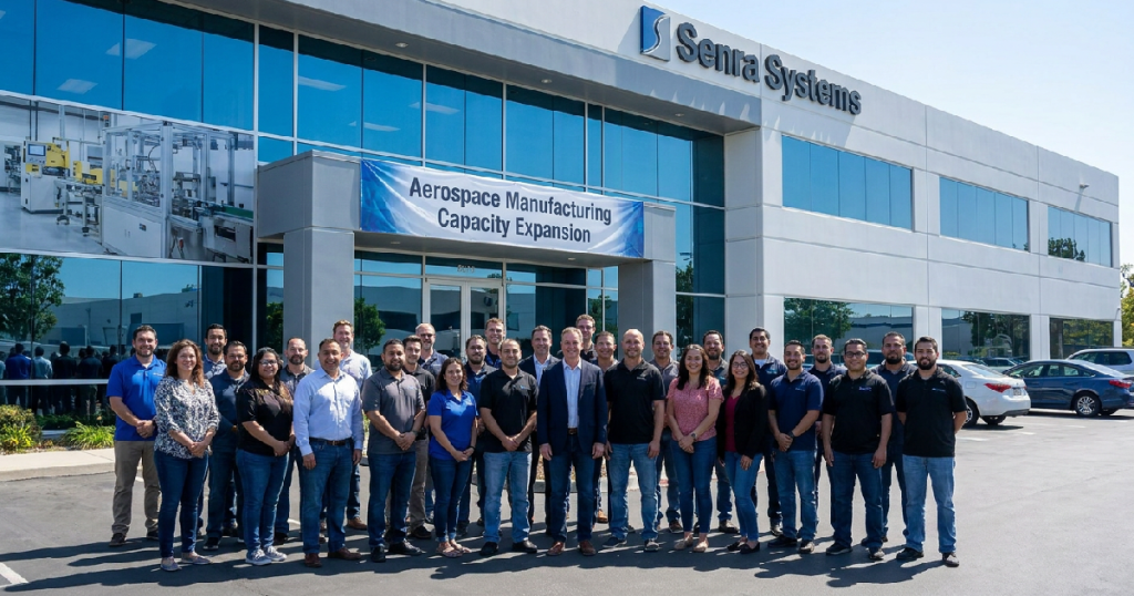 Senra Systems aerospace manufacturing capacity expansion funded