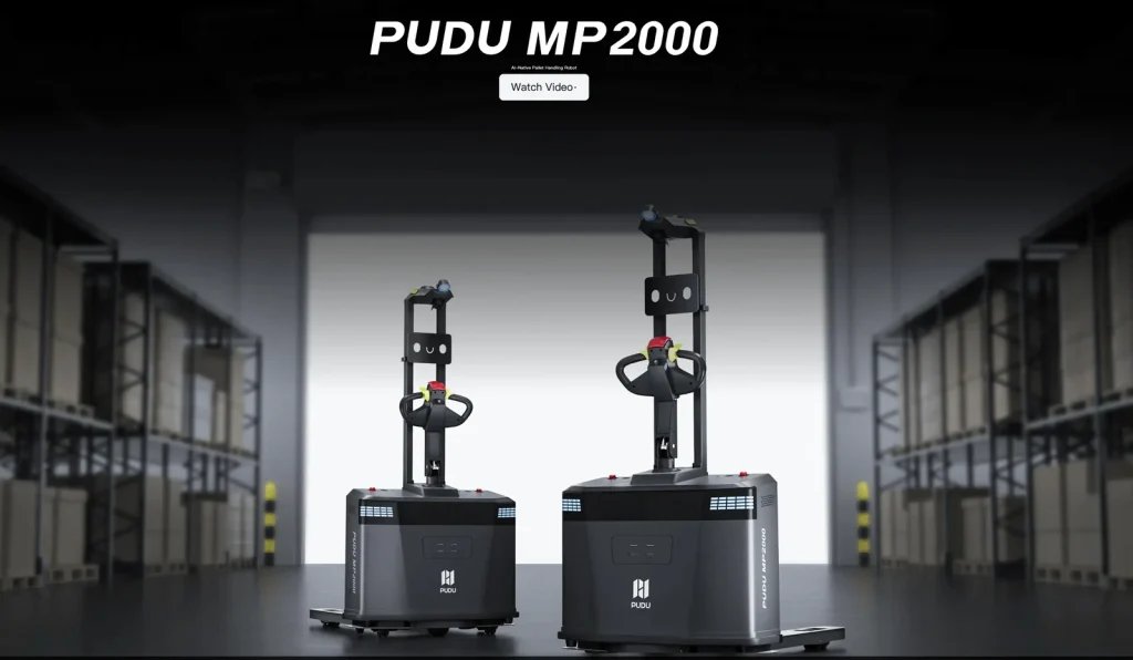PUDU MP2000 pallet robot: Pudu Robotics unveils pallet robot with 2,000 kg payload capacity