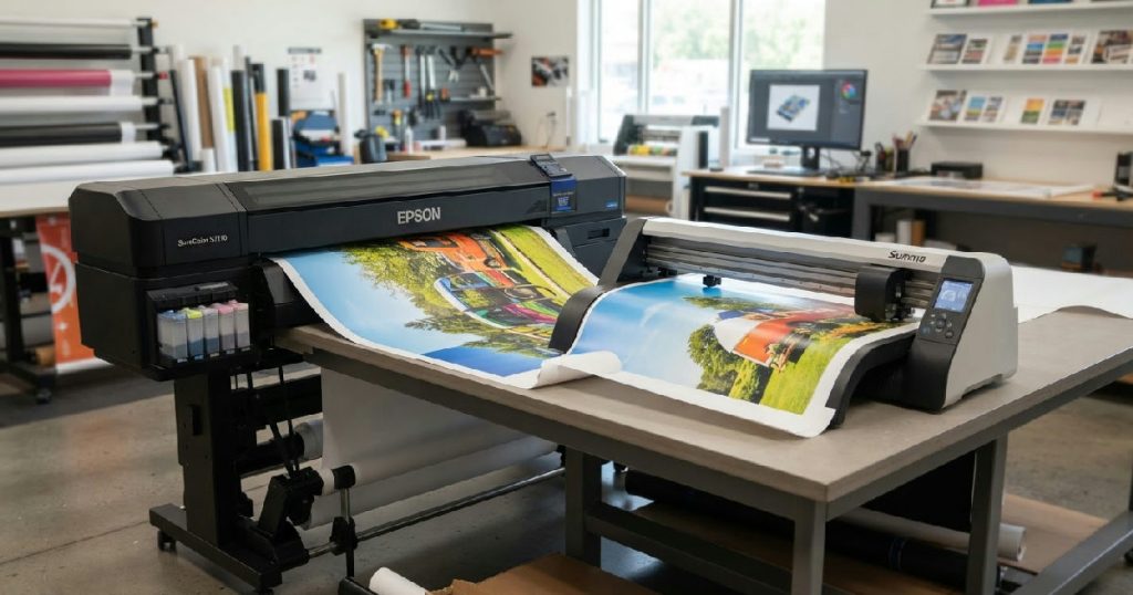Epson pairs 64-inch: Epson S7170 bundle pairs 64-inch printer with Summa cutter