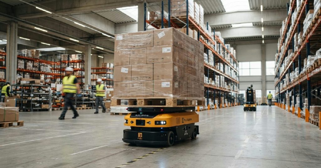 Pudu Robotics unveils pallet robot with 2,000 kg payload capacity PUDU MP2000 pallet robot: Pudu Robotics unveils pallet robot with 2,000 kg payload capacity