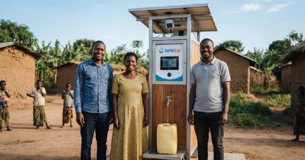 Tanzanian brothers Constantine: Tanzanian brothers engineer autonomous water utility SafeSip
