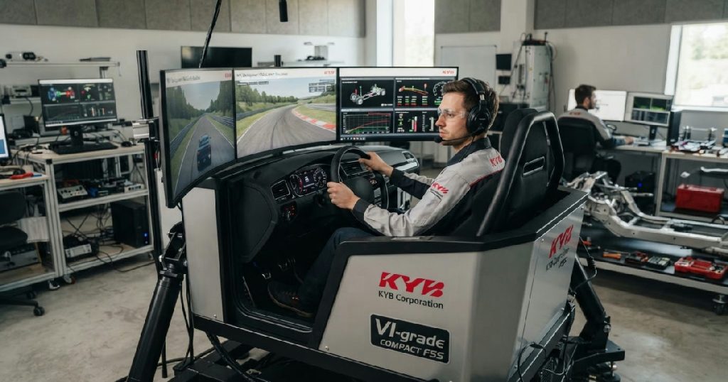 KYB simulator: VI-grade simulator integrated by auto parts maker KYB Corp