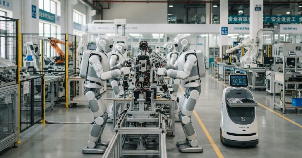 Humanoid Robots Build New Robots in Automated Factories Humanoid robots build new robots in automated factories